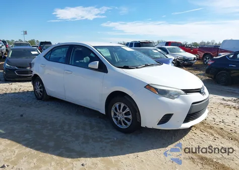 2016 Toyota Corolla L z USA, uszkodzony, nr VIN 2T1BURHE6GC735115